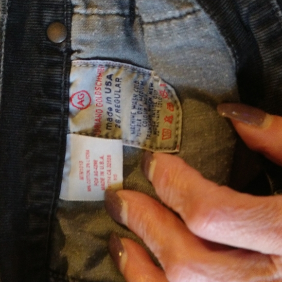 VGUC. AG The Angel black corduroy flare pants. - Picture 7 of 12